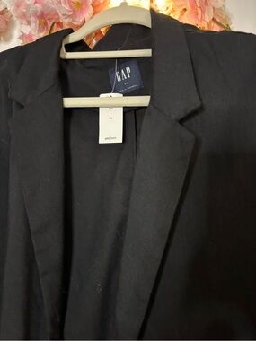 GAP Women's Black Tailored Blazer Jacket